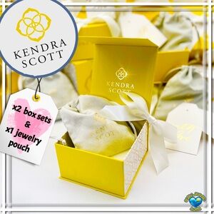 NWT 💛💎Kendra Scott 💛💎 jewelry gift box, ribbon & card